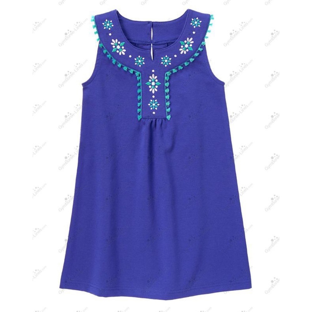 Gymboree Embroidered Tassel Dress